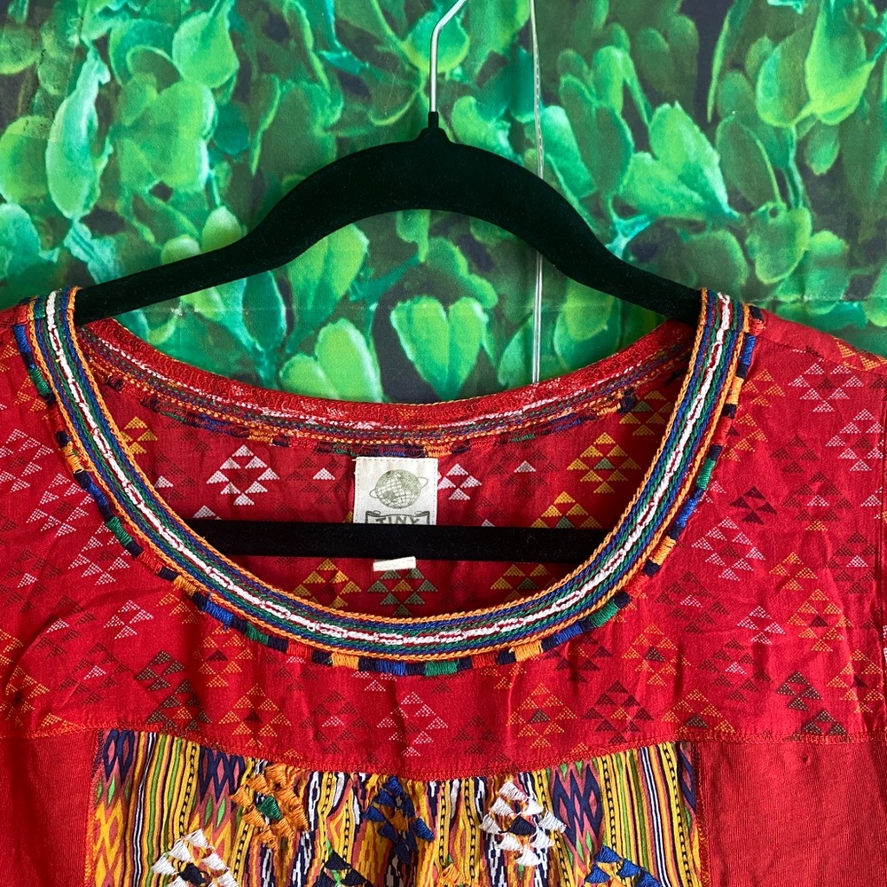 Tiny - Red Embroidered Top - Picture 2 of 7